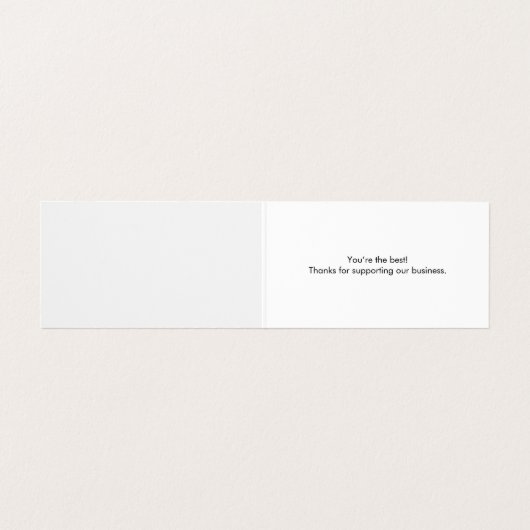 ファッションガールブラックピンク美しいバー 名刺 (内部フラット)