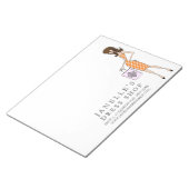 ファッションガールモダンダマスクビジネスパッド ノートパッド (アングル)