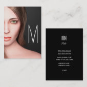 ファッションガールモノグラム 名刺 (正面/裏面)