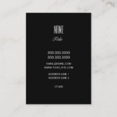 ファッションガールモノグラム 名刺 (裏面)