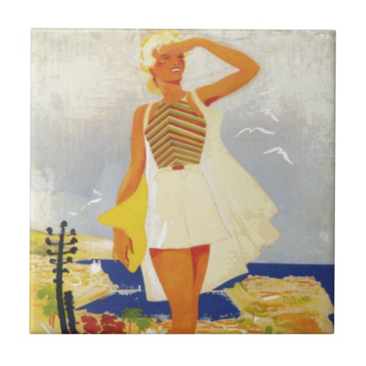 ファッションガールモンテカルロビーチトラベル タイル (正面)