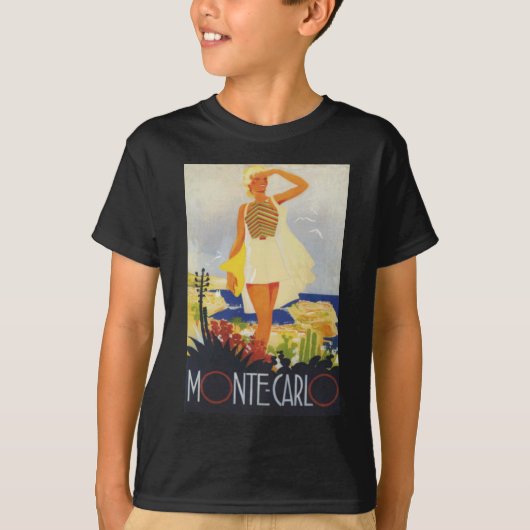 ファッションガールモンテカルロビーチトラベル Tシャツ (正面)