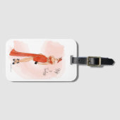 ファッションガールラゲッジタグ ラゲッジタグ (正面横)