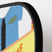 ファッションクラシック文スタイルのアイコン ピックルボールラケット (左詳細)