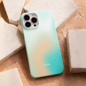 ファッションクールミントベージュ勾配絞り染めカスタム Case-Mate iPhoneケース