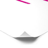 ファッショングラマートレンディー美しいメイクアップピンク唇 ポスター (コーナー)