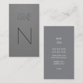 ファッショングレー 名刺 (正面/裏面)