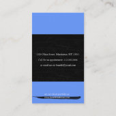 ファッションコンサルタントの名刺 名刺 (裏面)