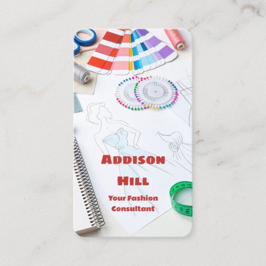 ファッションコンサルタント 名刺 (正面)