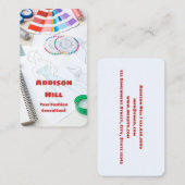 ファッションコンサルタント 名刺 (正面/裏面)