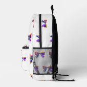 ファッションサッシと弓キッズガール プリントバックパック (右)