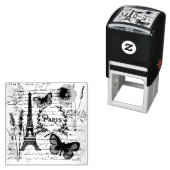 ファッションサロンスパフランスのエッフェルタワーパリ セルフインキングスタンプ (インサイチュ)