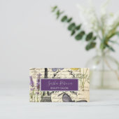 ファッションサロンスパフランスのエッフェルタワーパリ 名刺 (スタンド正面)