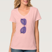 ファッションサングラスレディTシャツ Tシャツ (正面)