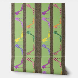 ファッションシューシェルフ壁縁ど紙FOSGグリーン 壁紙