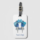 ファッションシューラゲージタグ ラゲッジタグ (正面縦)