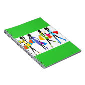 ファッションショッピングガールズイラストレーション ノートブック (右側)