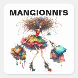 ファッションショッピング スクエアシール