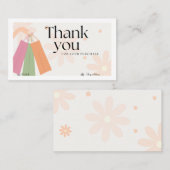 ファッションショップの名刺 – フローラ美学 名刺 (正面/裏面)