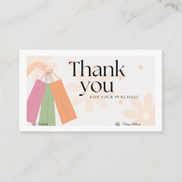 ファッションショップの名刺 – フローラ美学 名刺