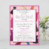 ファッションショーとランチ会 オーダーメイド招待状 招待状 (スタンド正面)