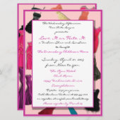 ファッションショーとランチ会 オーダーメイド招待状 招待状 (正面/裏面)