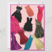 ファッションショーとランチ会 オーダーメイド招待状 招待状 (裏面)