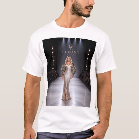 | ファッションショーアートプリント Tシャツ (正面)