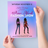 ファッションショーブティックプロモーションカスタムフライヤーズ チラシ (手)