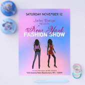 ファッションショーブティックプロモーションカスタムフライヤーズ チラシ (シングル)