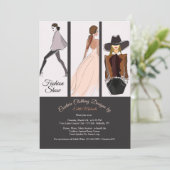 ファッションショー招待状 招待状 (スタンド正面)