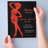 ファッションショー（ファイアブリック） チラシ (手)