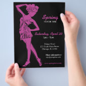 ファッションショー（プラム） チラシ (手)