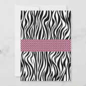 ファッションショー メイク バースデー インビテーション (裏面)