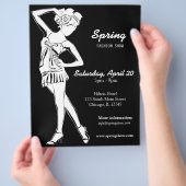 ファッションショー（白） チラシ (手)