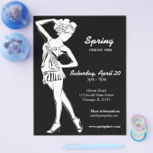 ファッションショー（白） チラシ (シングル)