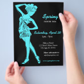 ファッションショー(Turquiose) チラシ (手)