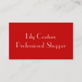 ファッションシルエット 名刺 (裏面)