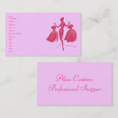 ファッションシルエット 名刺 (正面/裏面)