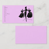 ファッションシルエット 名刺 (正面/裏面)