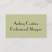 ファッションシルエット 名刺 (裏面)