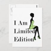 ファッションシルエットI Am Limited Edition引用文 ポストカード (正面/裏面)