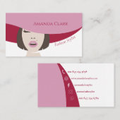 ファッションシンプルスタイリッシュモダン名刺 名刺 (正面/裏面)