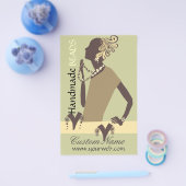 ファッションジュエルモモダンデルの女性ビーズ チラシ (シングル)