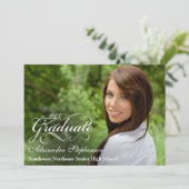 ファッションスクリプトの卒業オーバーレイ 招待状 (スタンド正面)