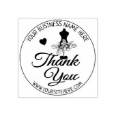 ファッションスクリプトサンキュー ラバースタンプ (インプリント)