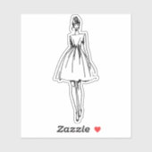 ファッションスケッチシール シール (シート)