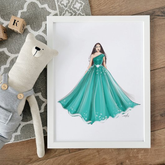 ファッションスケッチ、アート、 ポスター