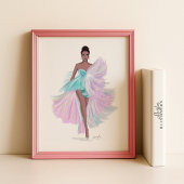 ファッションスケッチ、イラストレーション、 ポスター