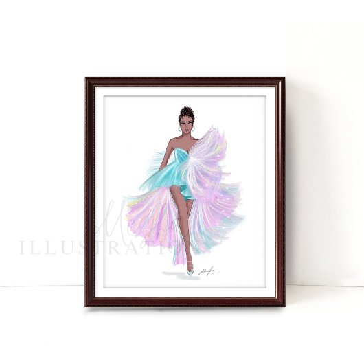 ファッションスケッチ、イラストレーション、 ポスター